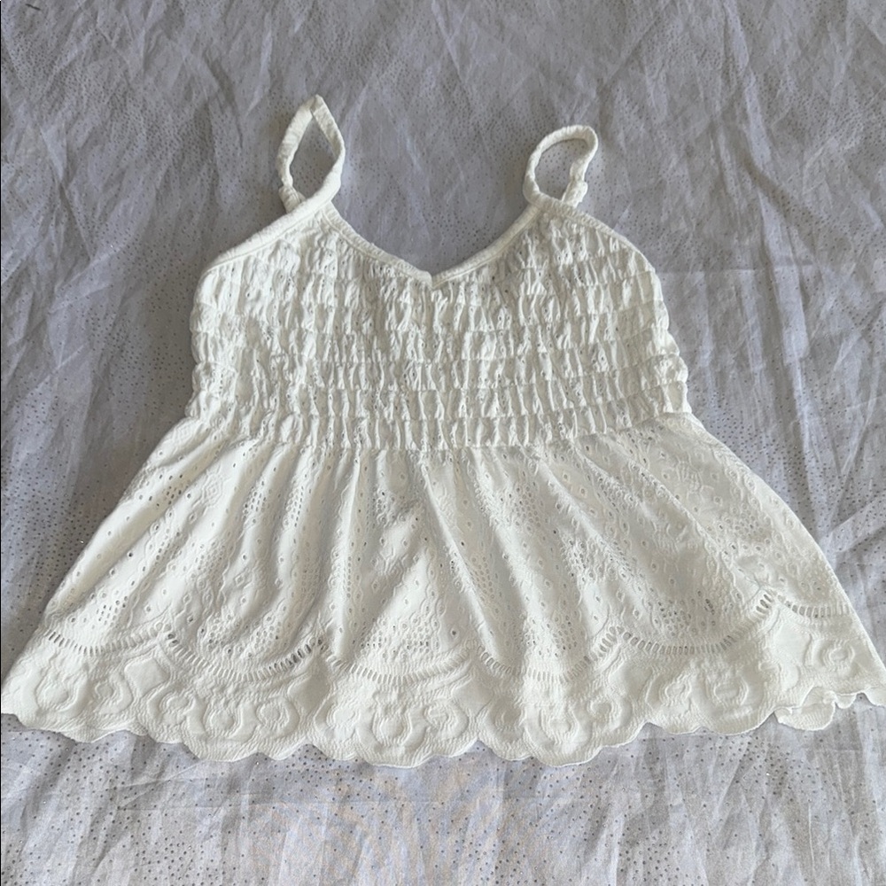 Urban romantic sleeveless top for women size S